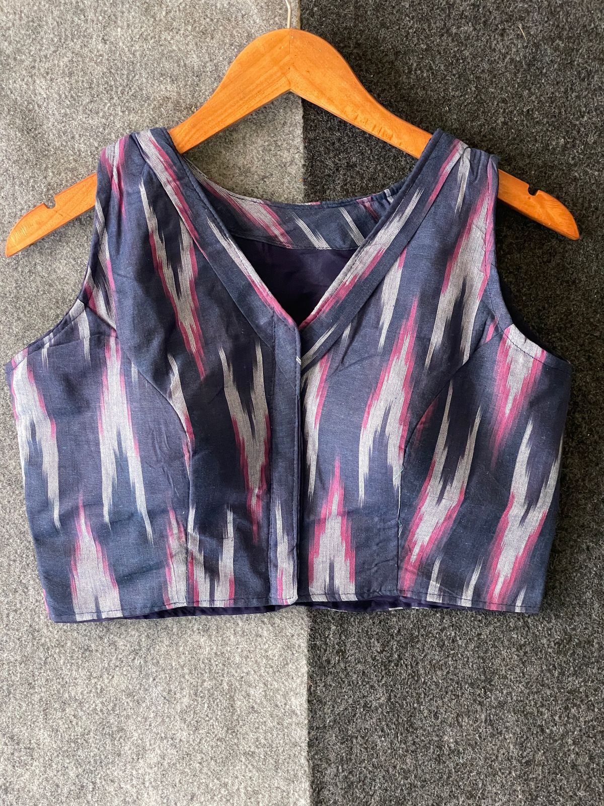 IKKAT HANDLOOM COTTON BLOUSE
