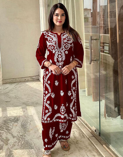 Lakhnavi Kurti Set