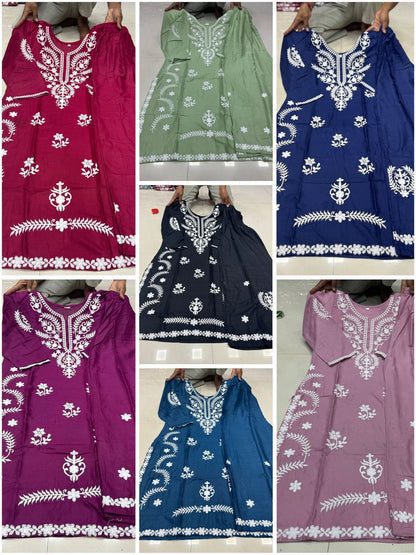 Lakhnavi Kurti Set