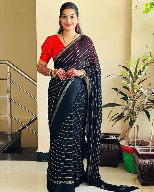 Viscose Georgette Saree