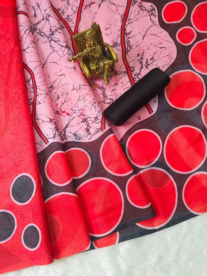Chanderi Cotton Saree