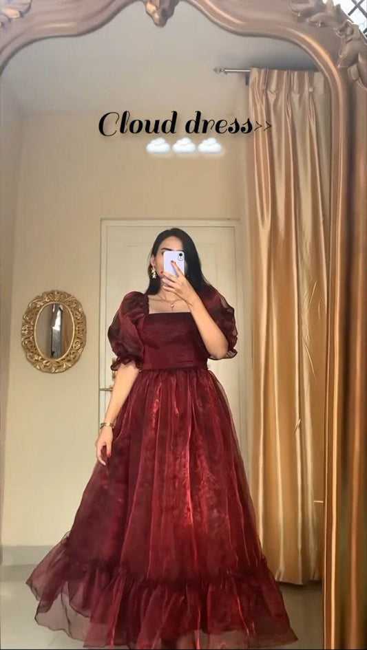 Glamorous Soft Net Gown