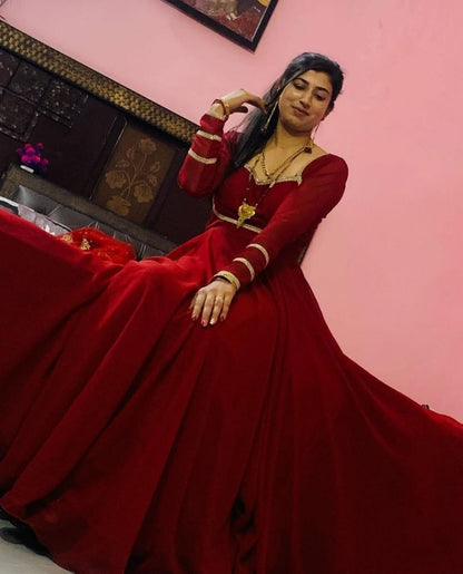 Graceful Georgette Gown