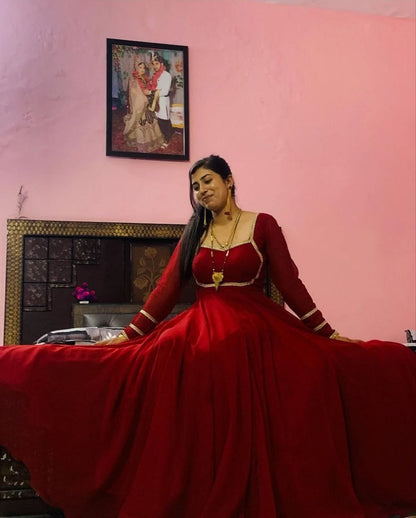 Graceful Georgette Gown