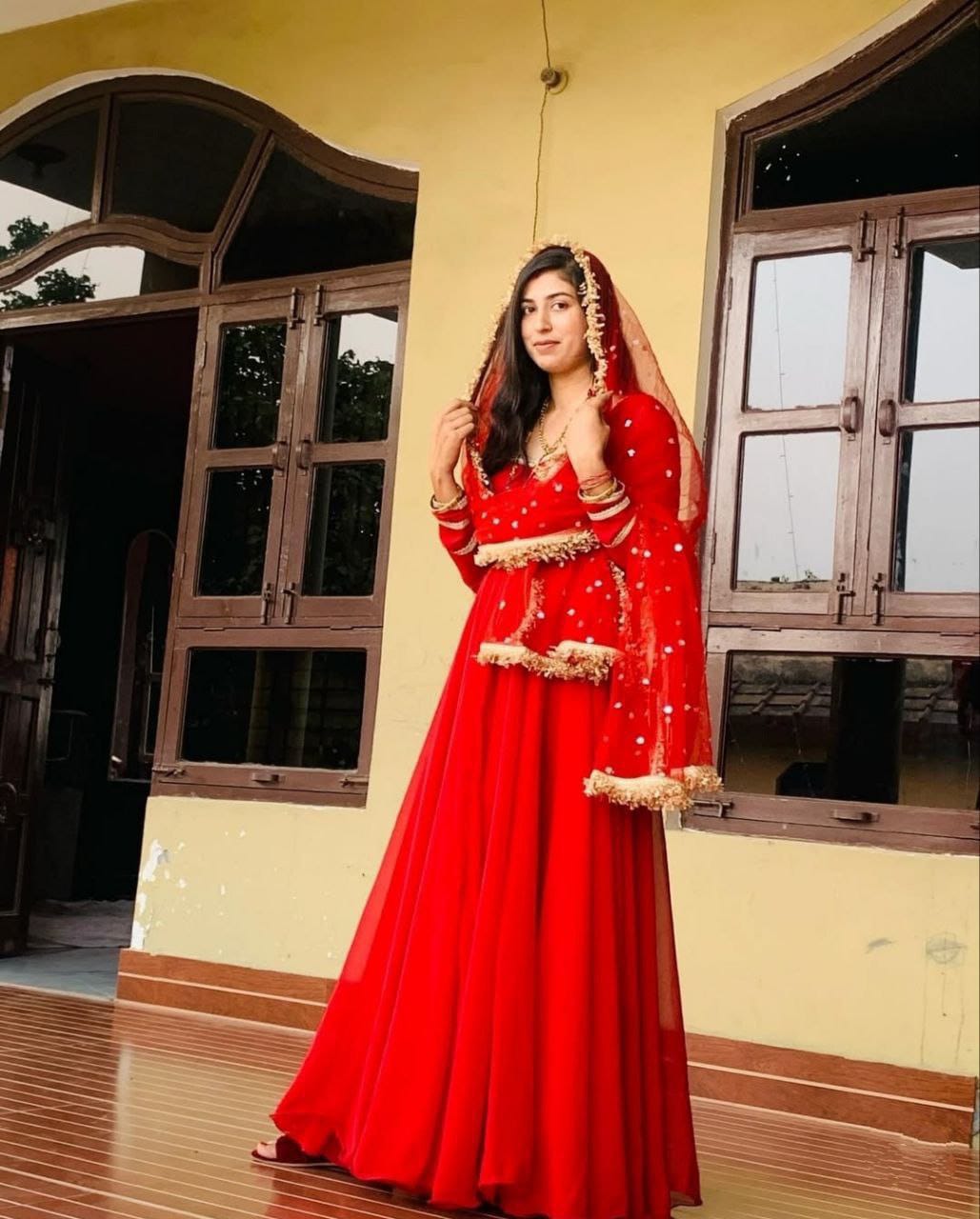 Graceful Georgette Gown