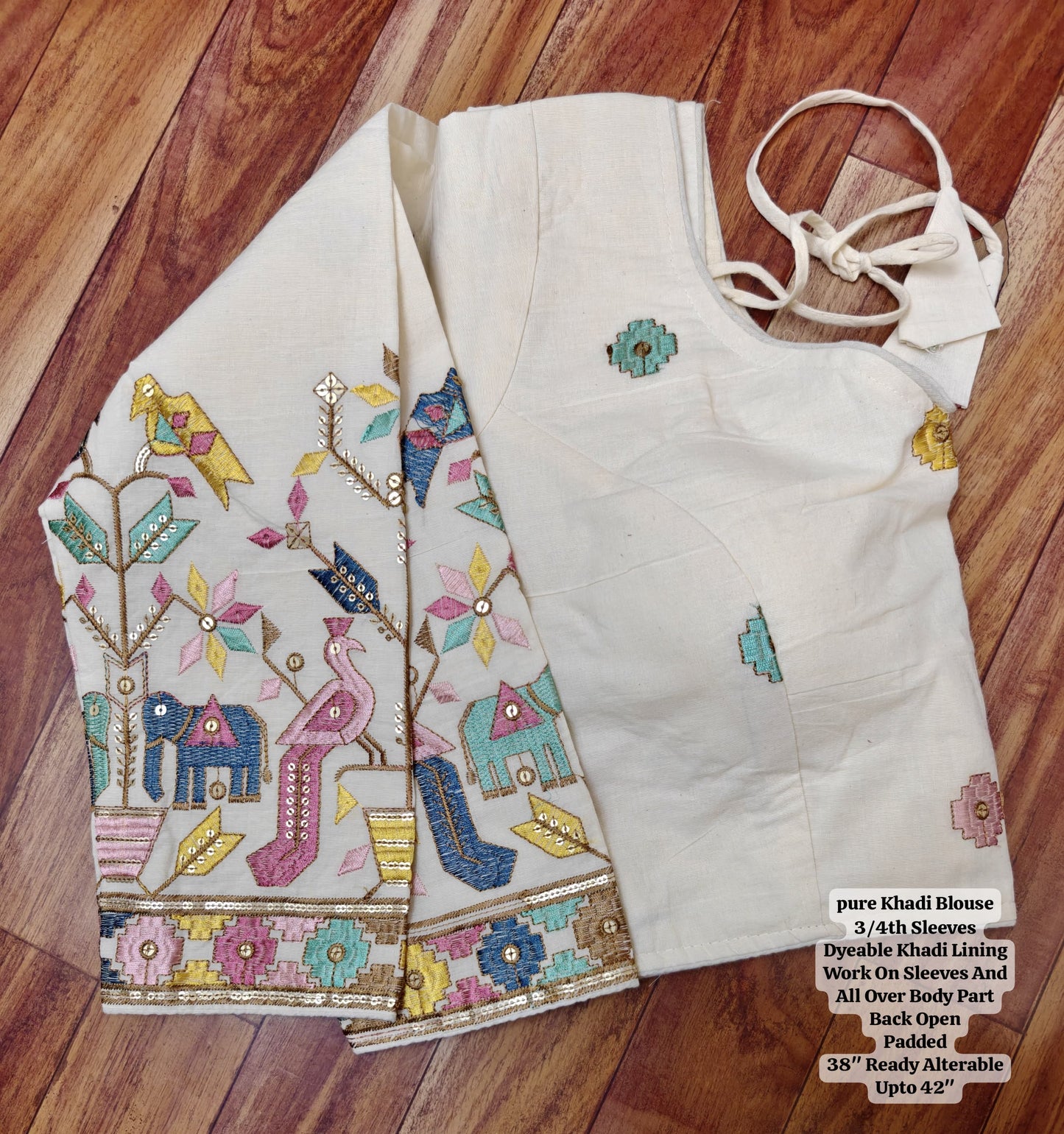 PURE KHADI COTTON BLOUSE