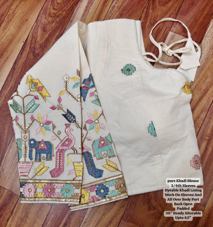 PURE KHADI COTTON BLOUSE