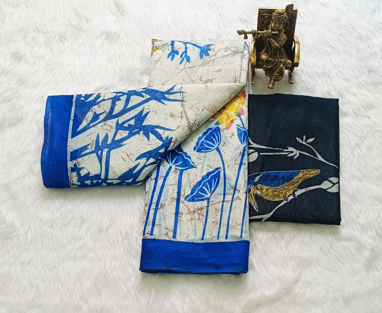 Chanderi Cotton Saree