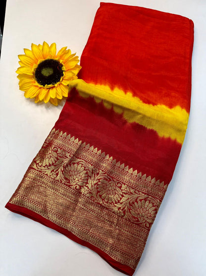 Kanjivaram Bandhani