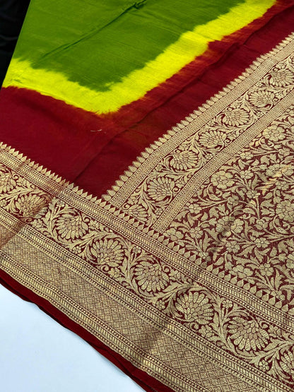 Kanjivaram Bandhani