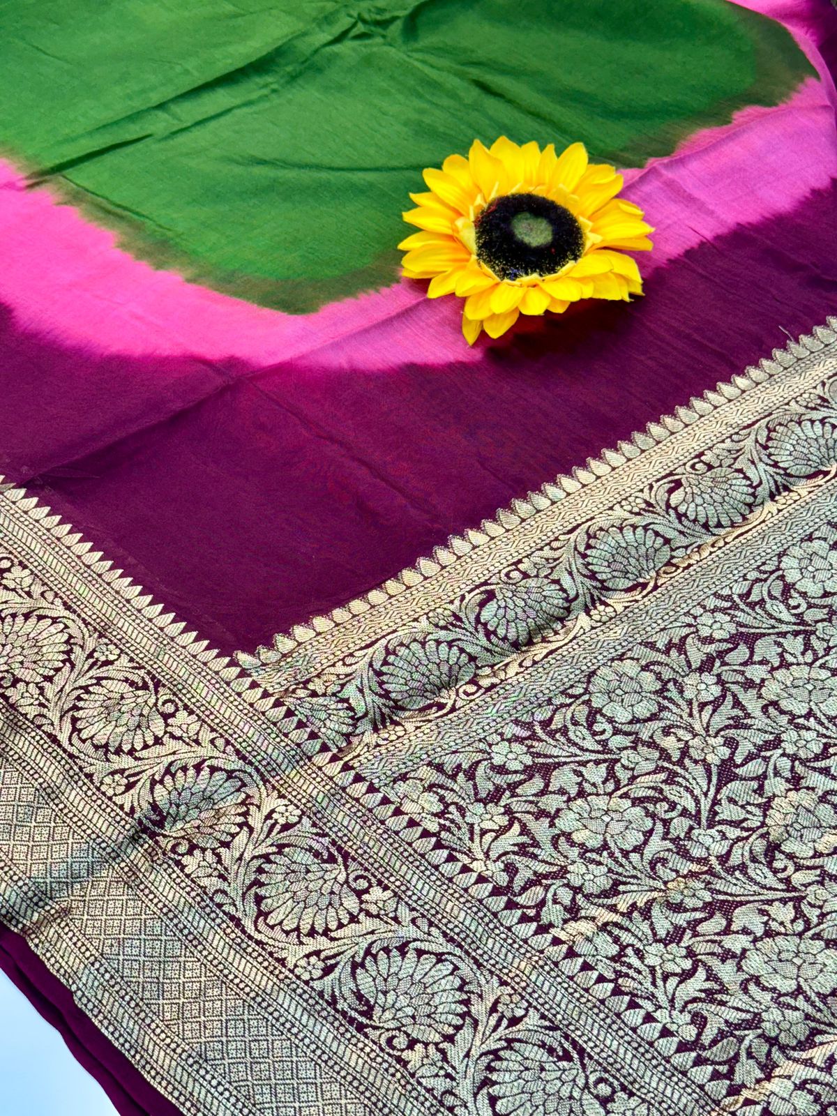 Kanjivaram Bandhani