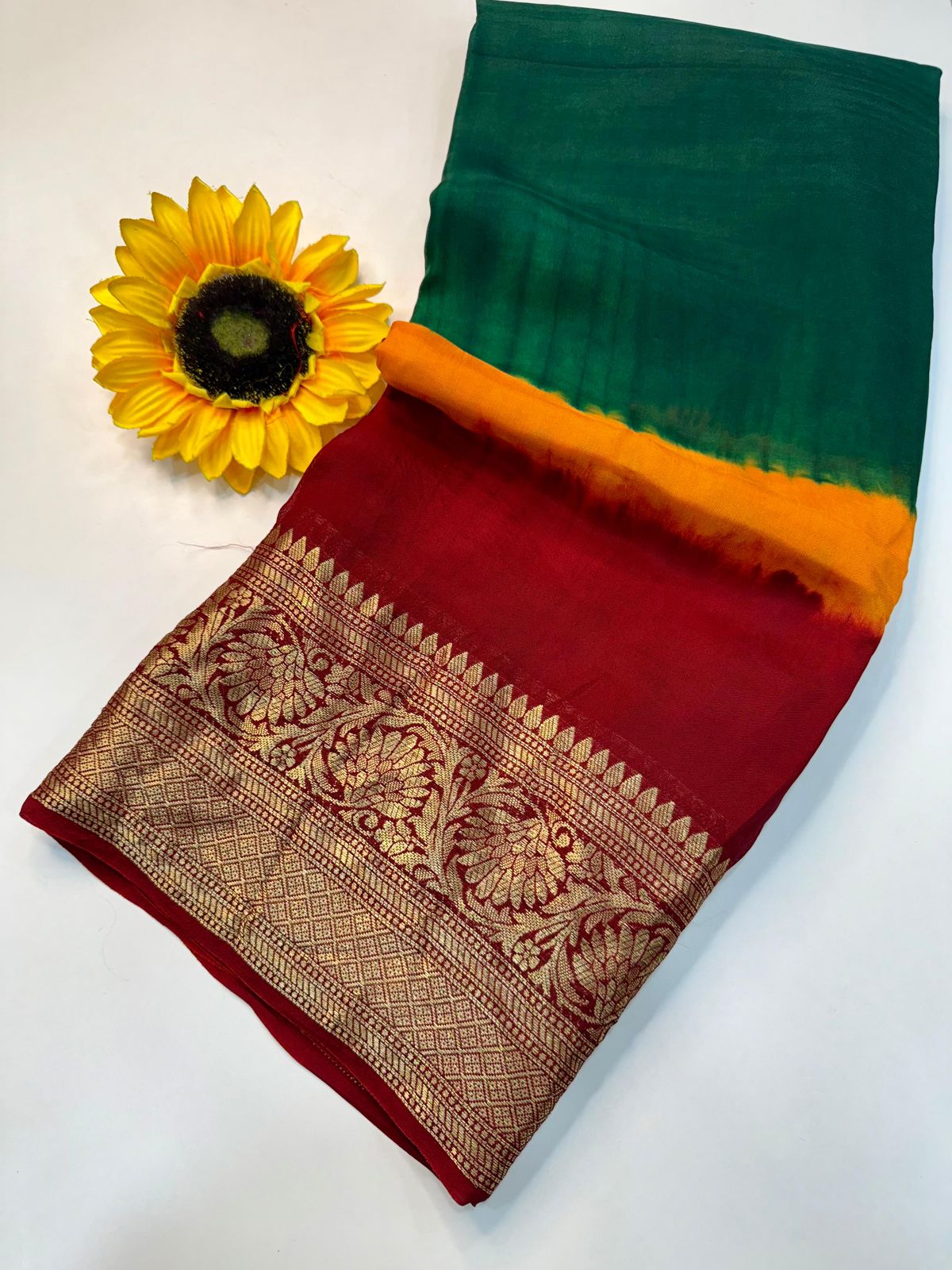 Kanjivaram Bandhani