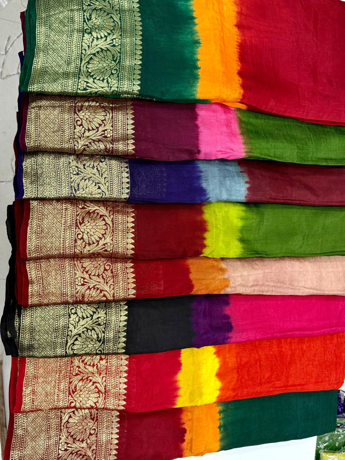 Kanjivaram Bandhani