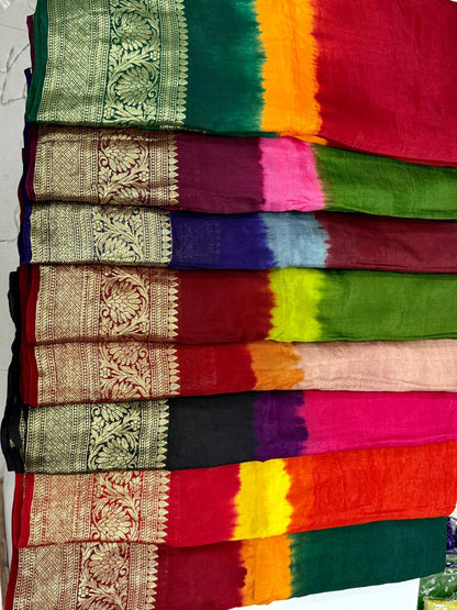 Kanjivaram Bandhani