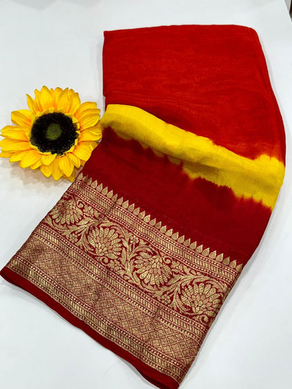 Kanjivaram Bandhani