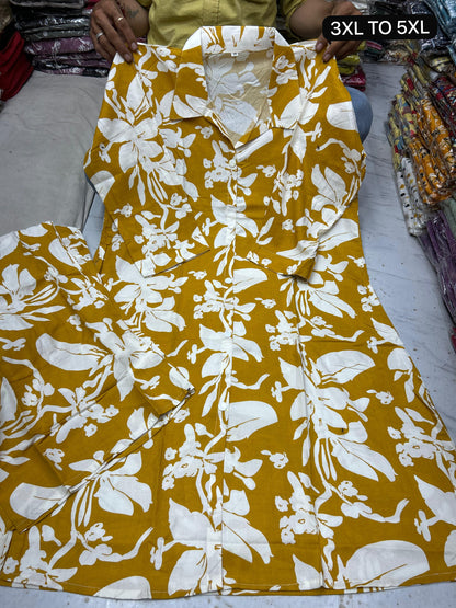 PRINCESS CUT KURTIS  WITH PLAZO