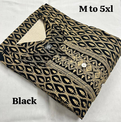 Rayon Chikan Print Kurti