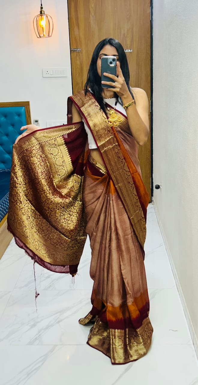 Kanjivaram Bandhani