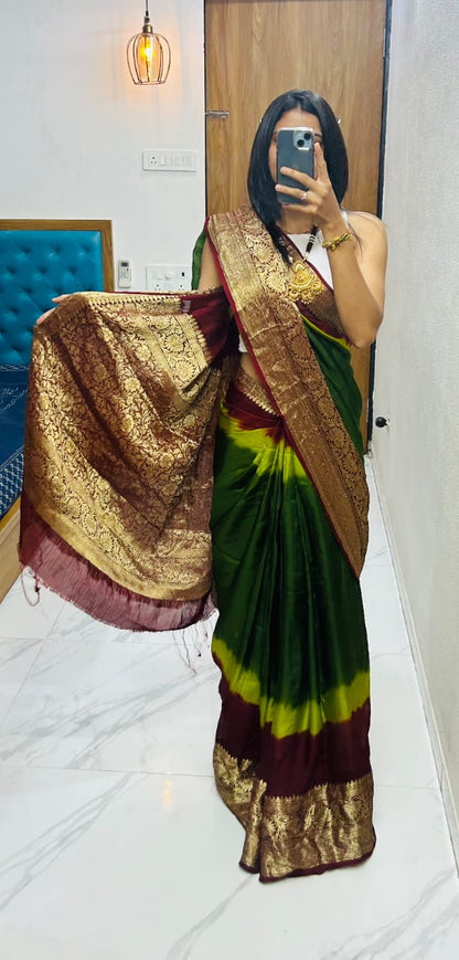 Kanjivaram Bandhani
