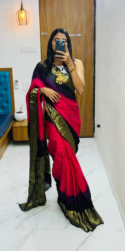 Kanjivaram Bandhani