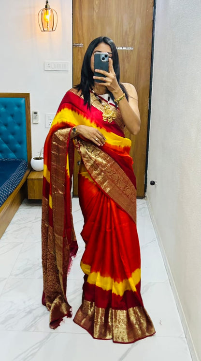 Kanjivaram Bandhani