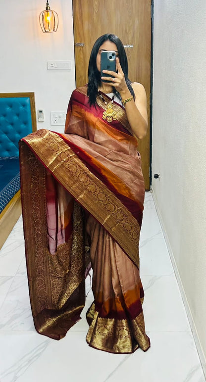 Kanjivaram Bandhani