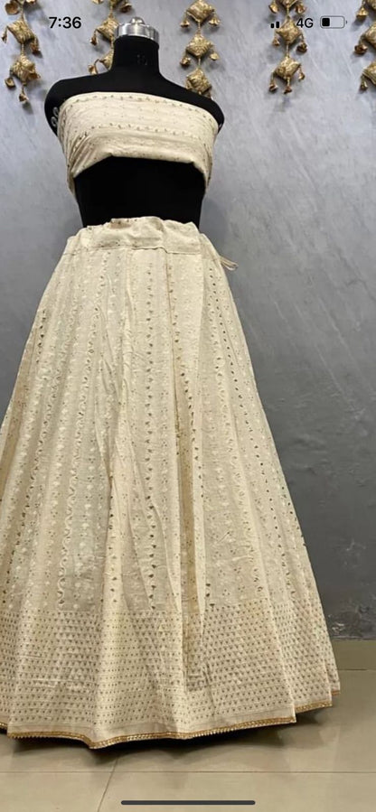 LUKHNAVI COTTON SKIRT