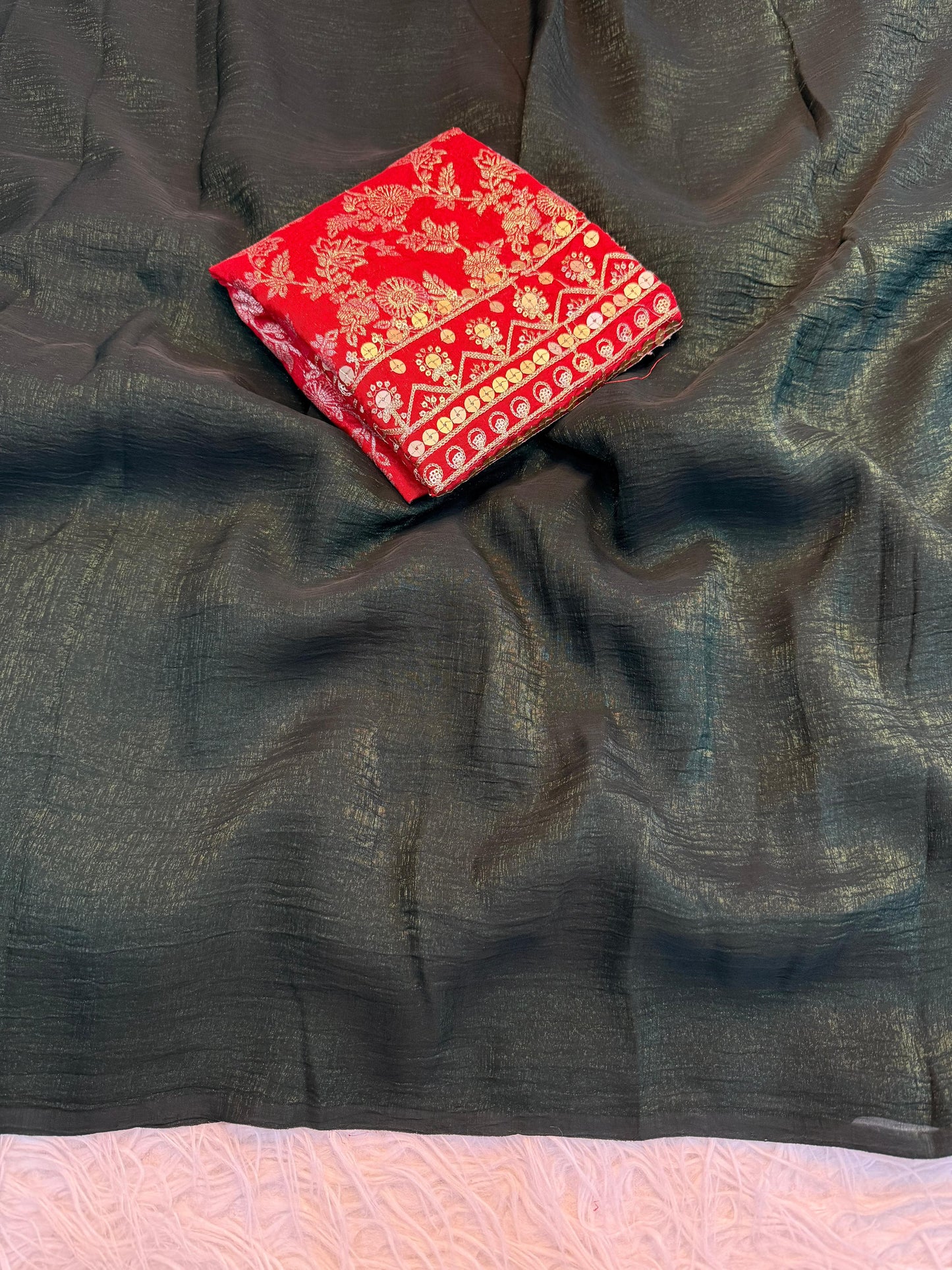 Crunchy Silk Saree