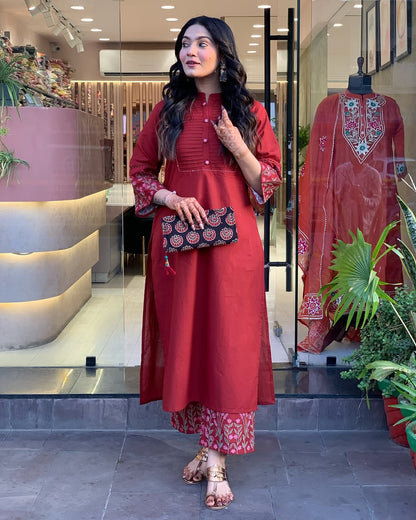 Jaipuri Floral Kurti
