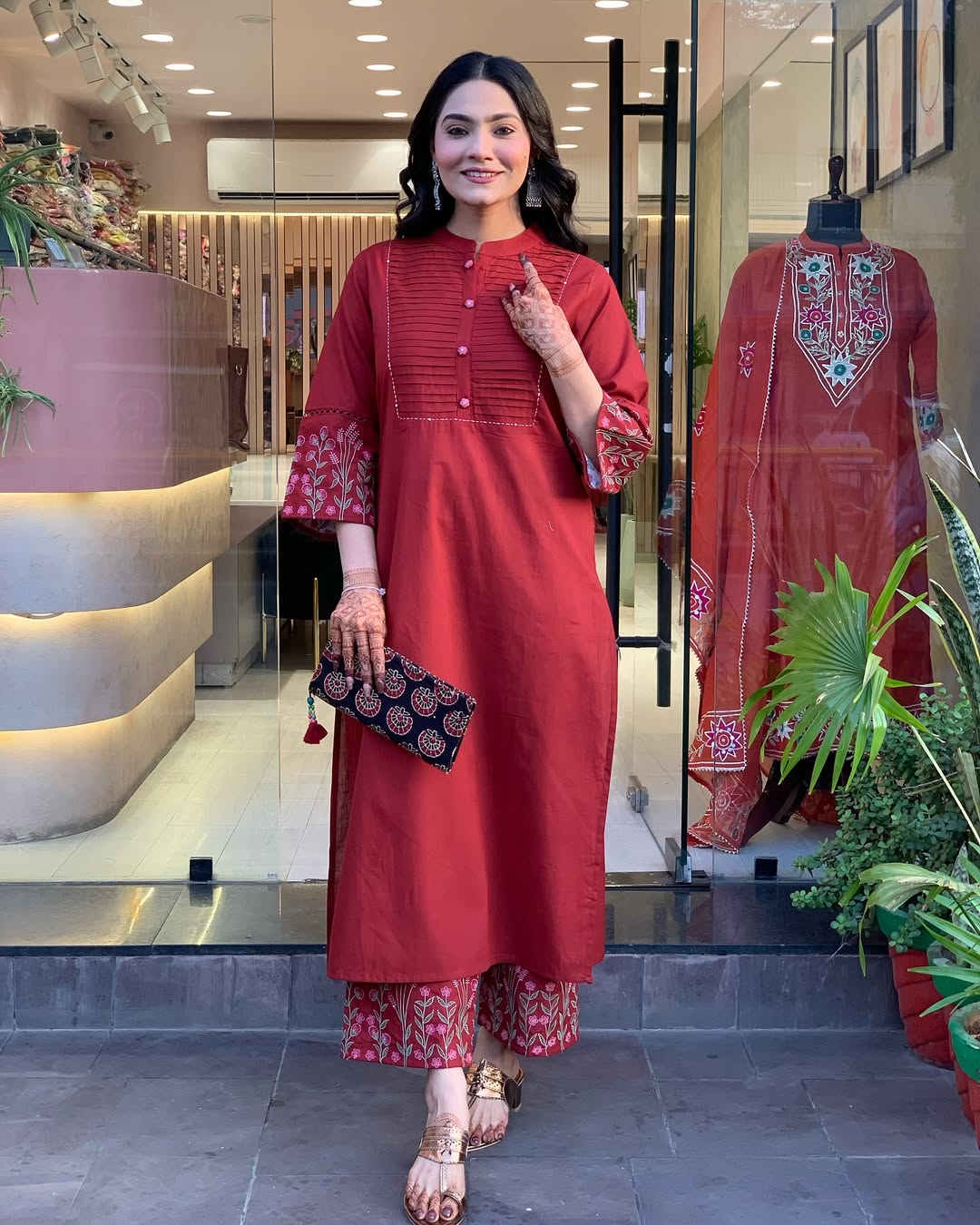 Jaipuri Floral Kurti
