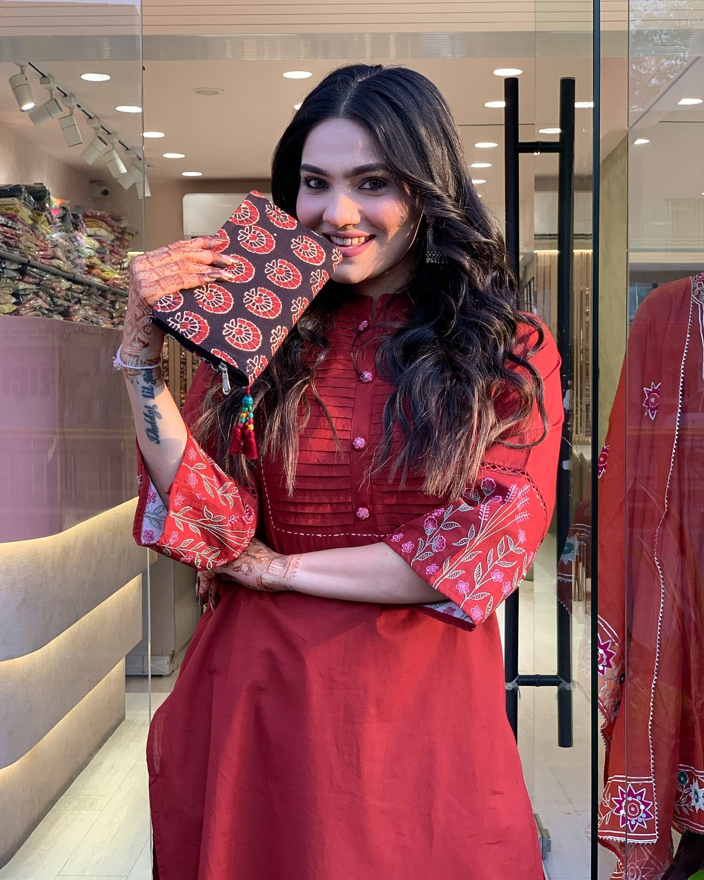 Jaipuri Floral Kurti