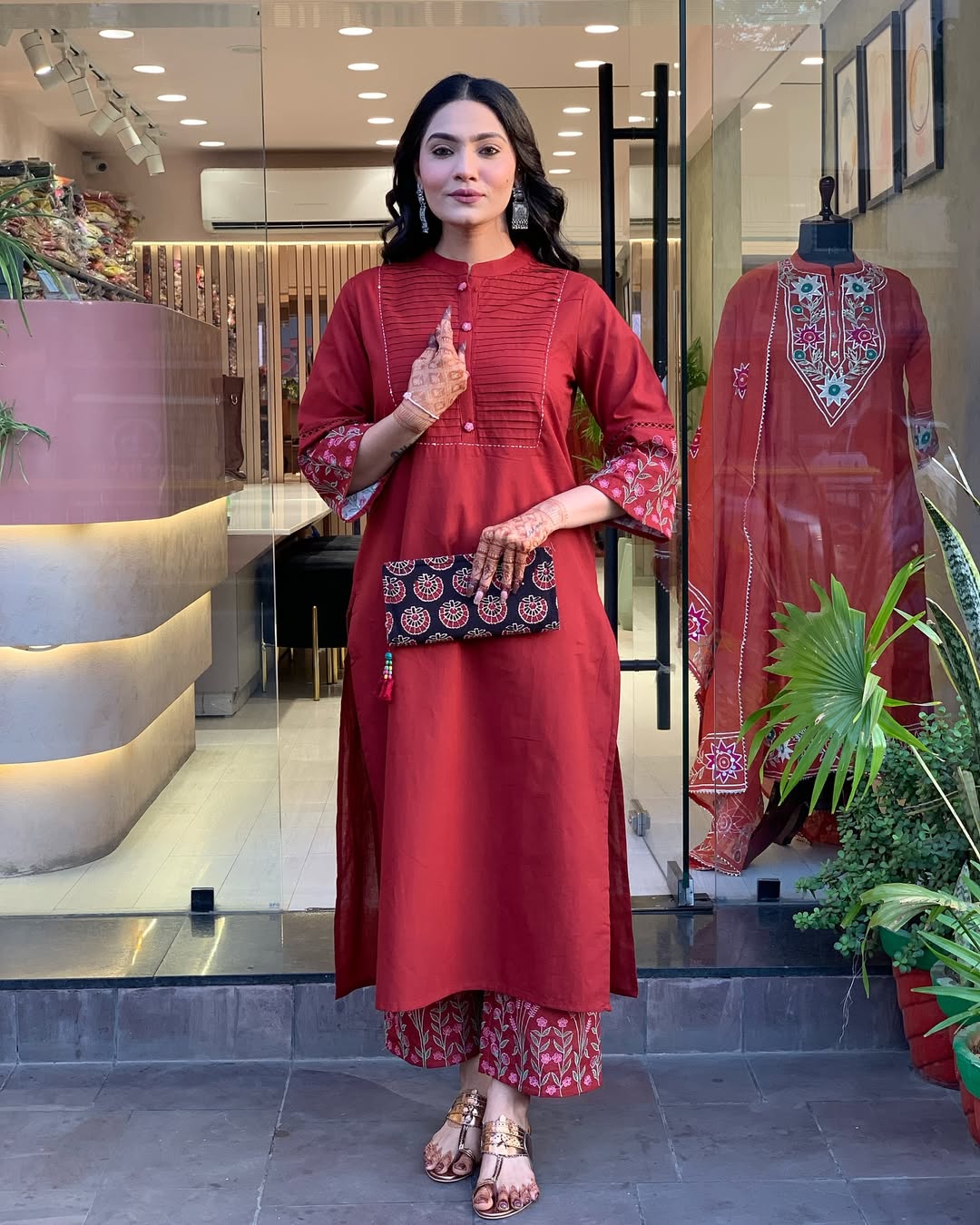 Jaipuri Floral Kurti