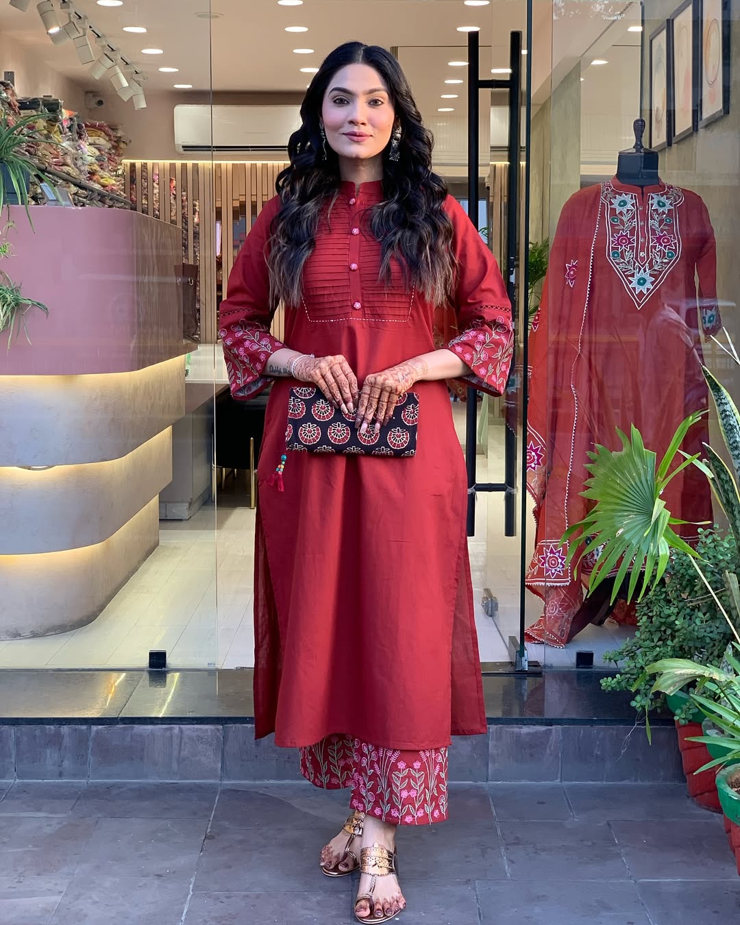 Jaipuri Floral Kurti