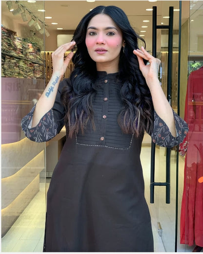 Jaipuri Floral Kurti