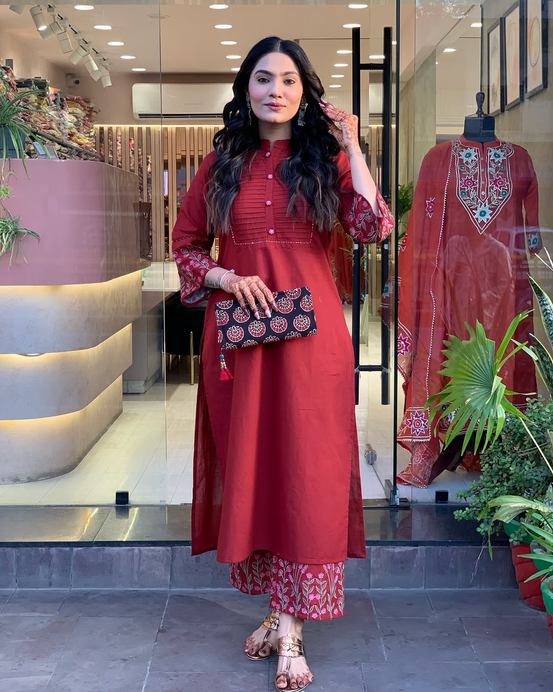 Jaipuri Floral Kurti