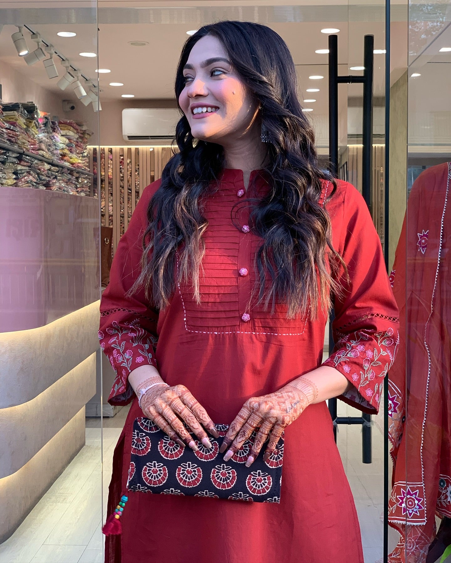 Jaipuri Floral Kurti
