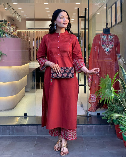 Jaipuri Floral Kurti
