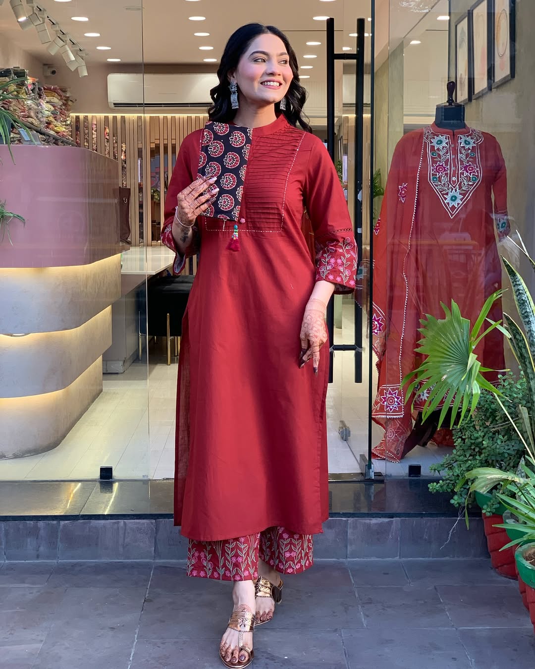 Jaipuri Floral Kurti