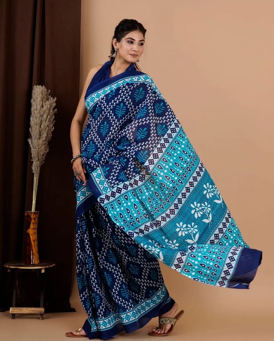 Chanderi Cotton Saree
