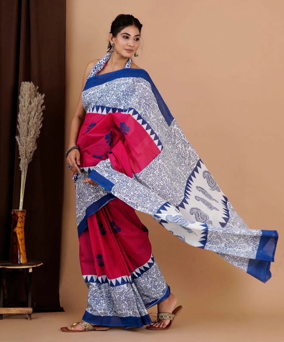 Chanderi Cotton Saree