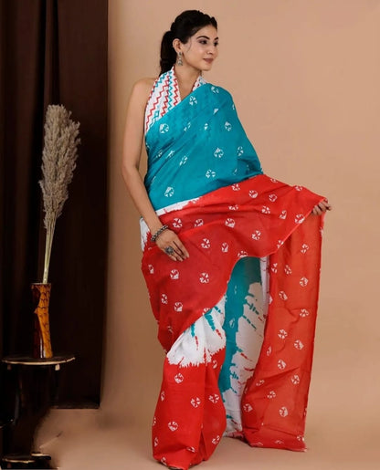 Chanderi Cotton Saree