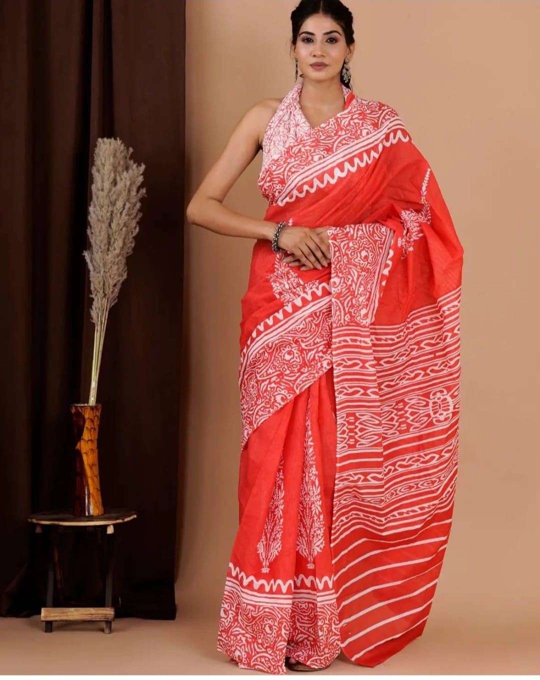 Chanderi Cotton Saree