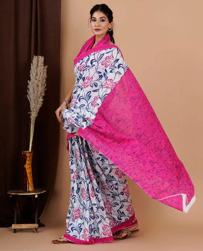 Chanderi Cotton Saree