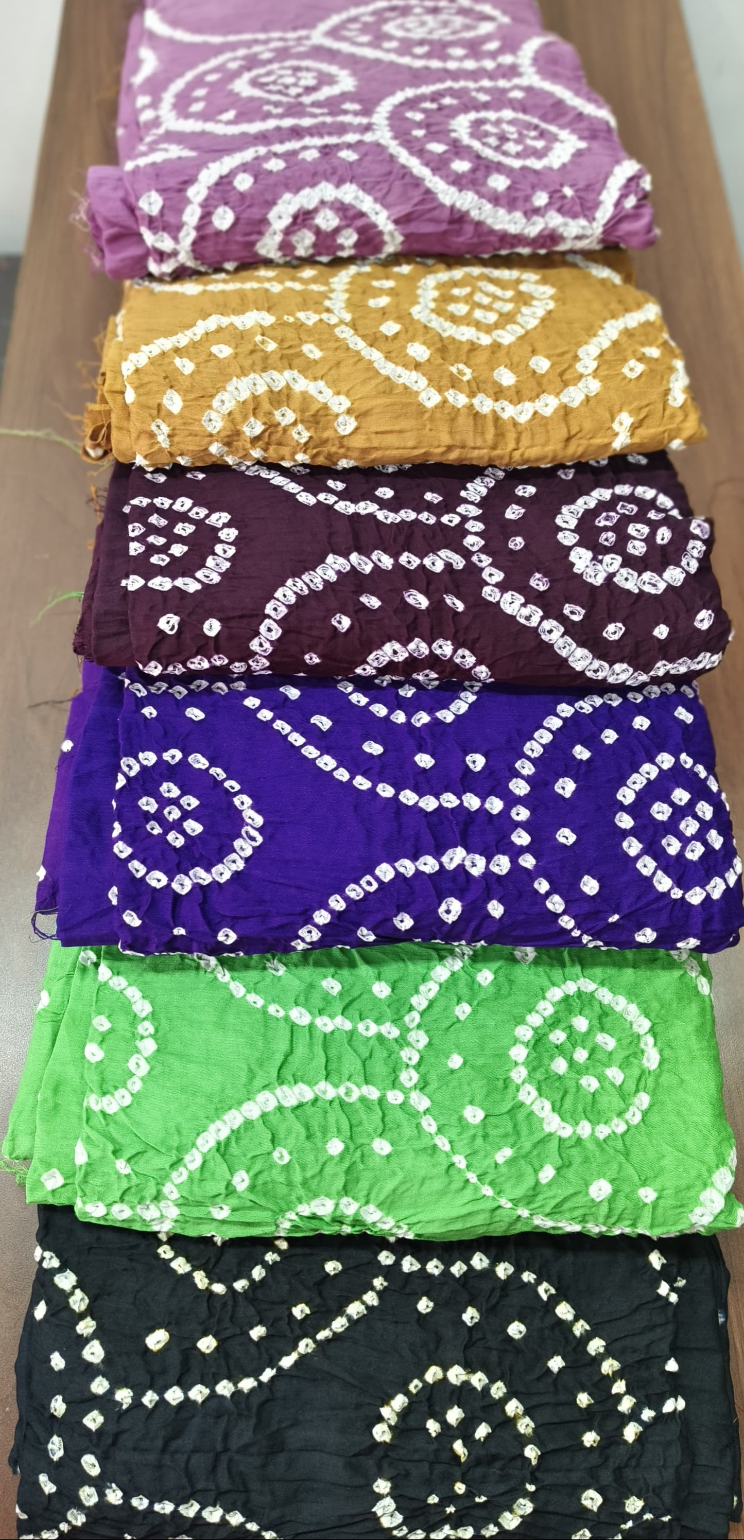 Satin Cotton Bandhej Suits