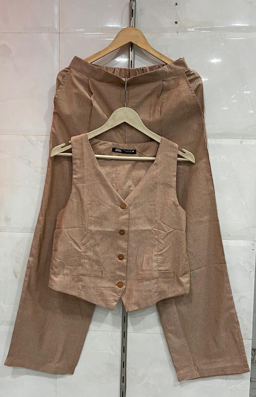 SUMMER VEST CO-ORDSET