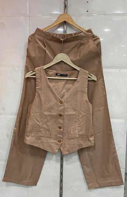 SUMMER VEST CO-ORDSET
