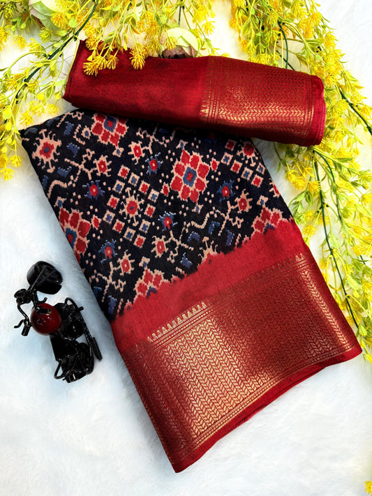 Pure Dola Silk Saree