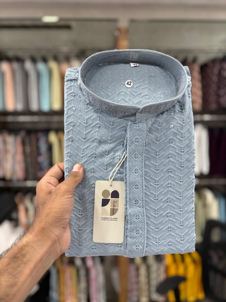 Rayon Sequence Kurta