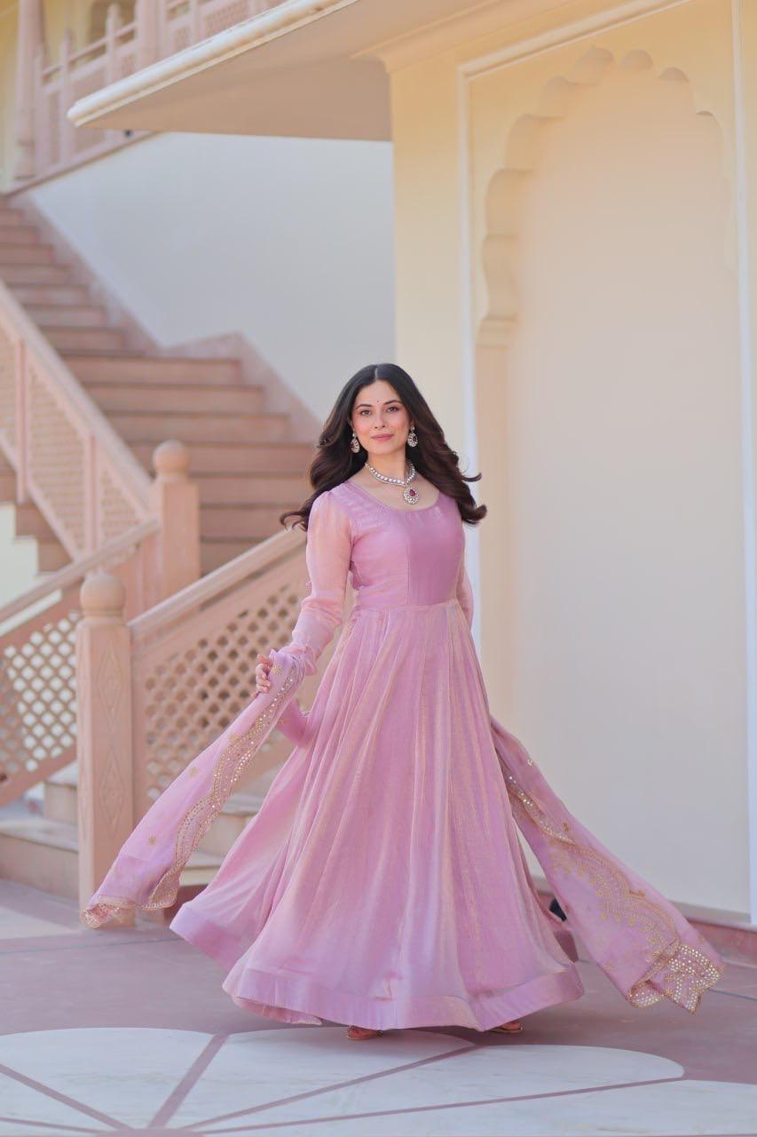 Fendy Chiffon Gown