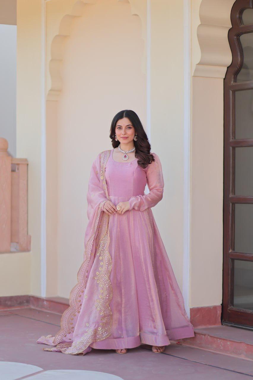 Fendy Chiffon Gown